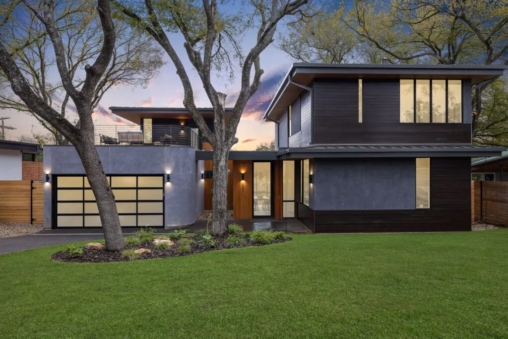 A completed Southerly Homes custom residence